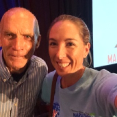 Selfie with Bart Yasso, Marine Corps Marathon, October 2015