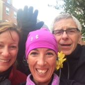 Thanks for coming out to cheer me on, Bill and Donnette!